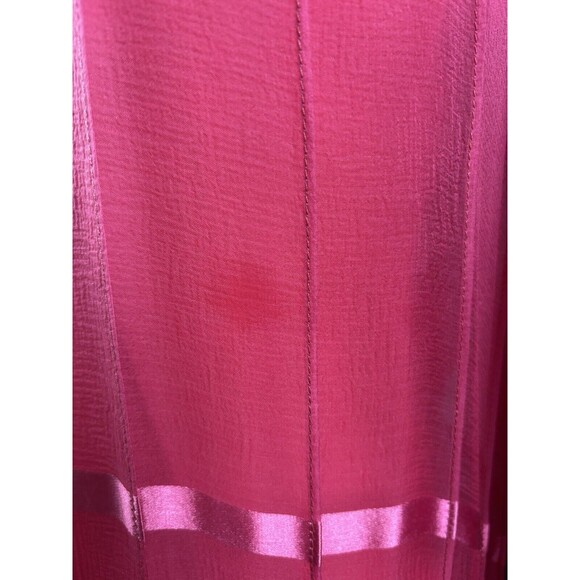 Beautiful 1980s Judy Hornby Couture Vintage 2pc Silk Dress & Slip Set sz 14 - Picture 7 of 8